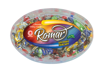 Kẹo cứng nhân hộp ROMAR 200g