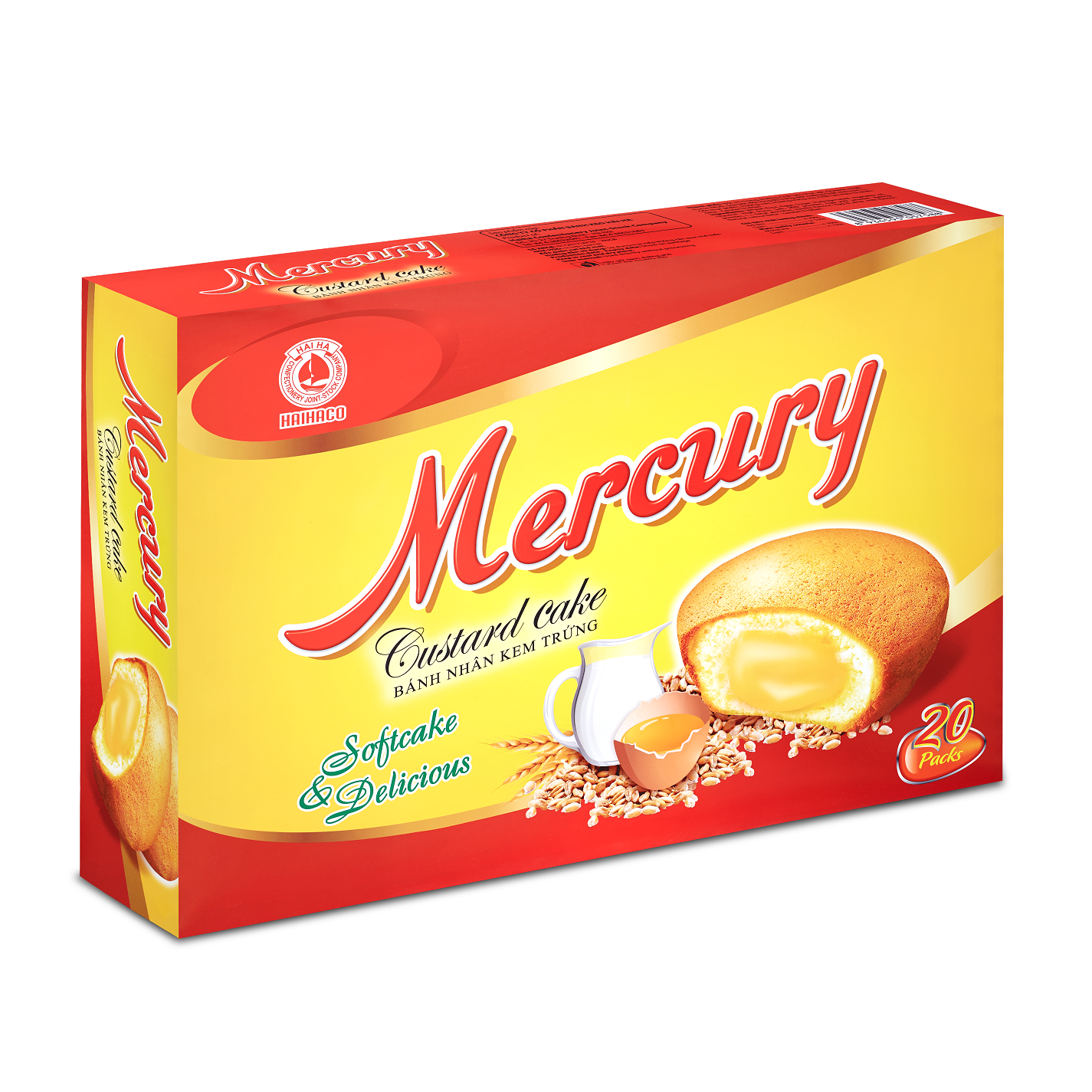 Bánh trứng Mercury 252g & 420g